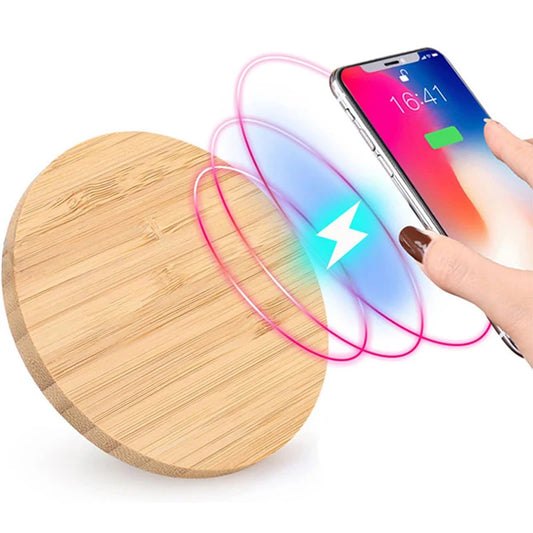 Circular 15W Fast Wireless Charger For All Phones Anywhere