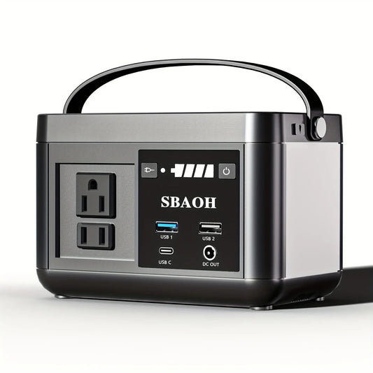 Portable Power Station P86 88.8Wh LiFePO4 Battery 120W AC Output 150W Peak Solar Generator For Travel And Camping CPAP