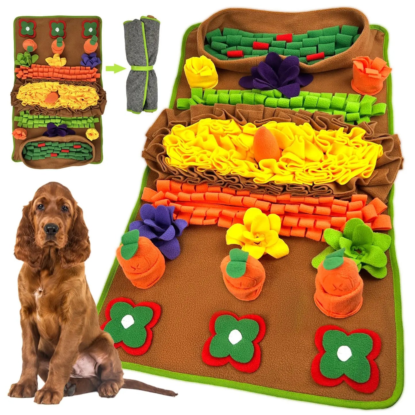 Dog Sniffing Pad Slow Food Training Toy Indoor Outdoor