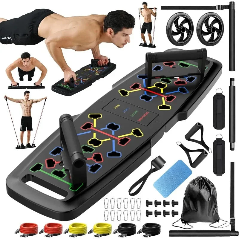 Push Up Board Home Gym Exercise Equipment Pilates Bar