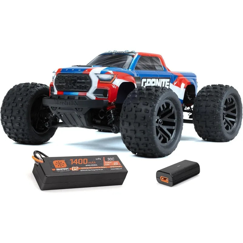 Truck Granite GROM Mega 380 Brushed 4x4 Monster RTR Blue