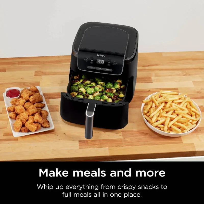 Ninja Pro XL 5 Qt Air Fryer Black Automatic Shutoff