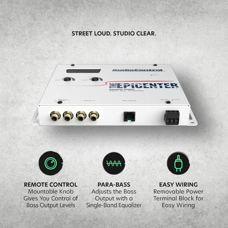 Epicenter Bass Restoration Processor Car Audio Booster