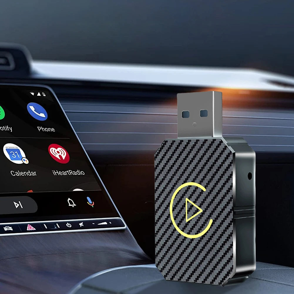 Wireless CarPlay and Android Auto Plug and Play 2 in 1 Box