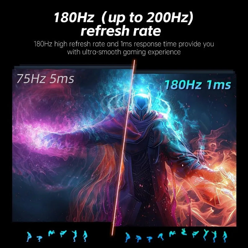 KTC 24 5 Inch Gaming Monitor FHD 180Hz IPS HDR Eye Care