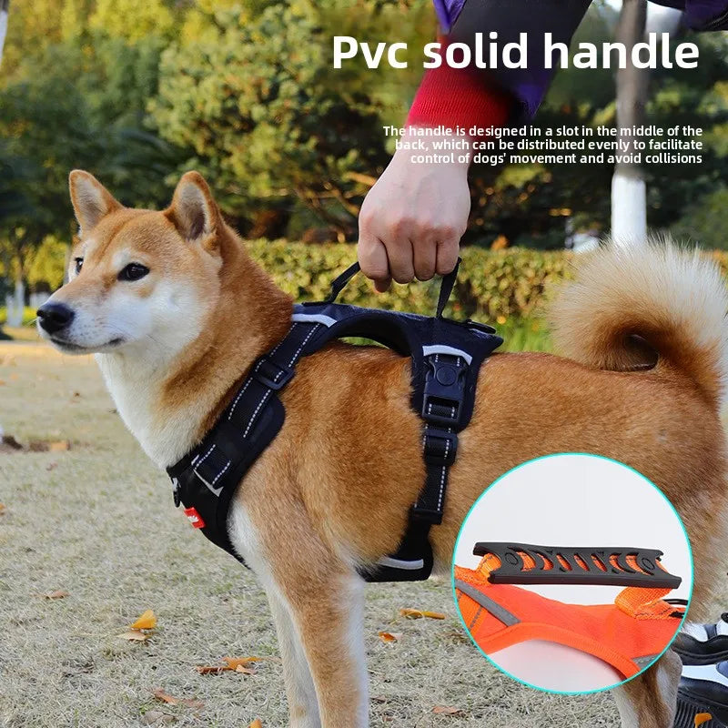 Vest Harness Reflective Strip Breathable Mesh For Small Pets