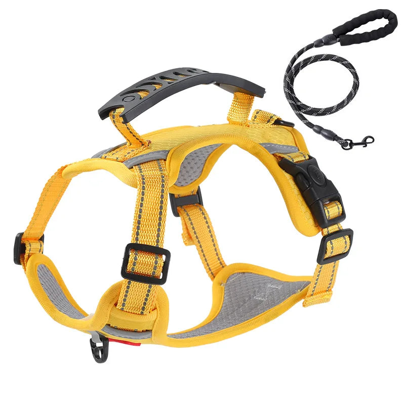 Vest Harness Reflective Strip Breathable Mesh For Small Pets