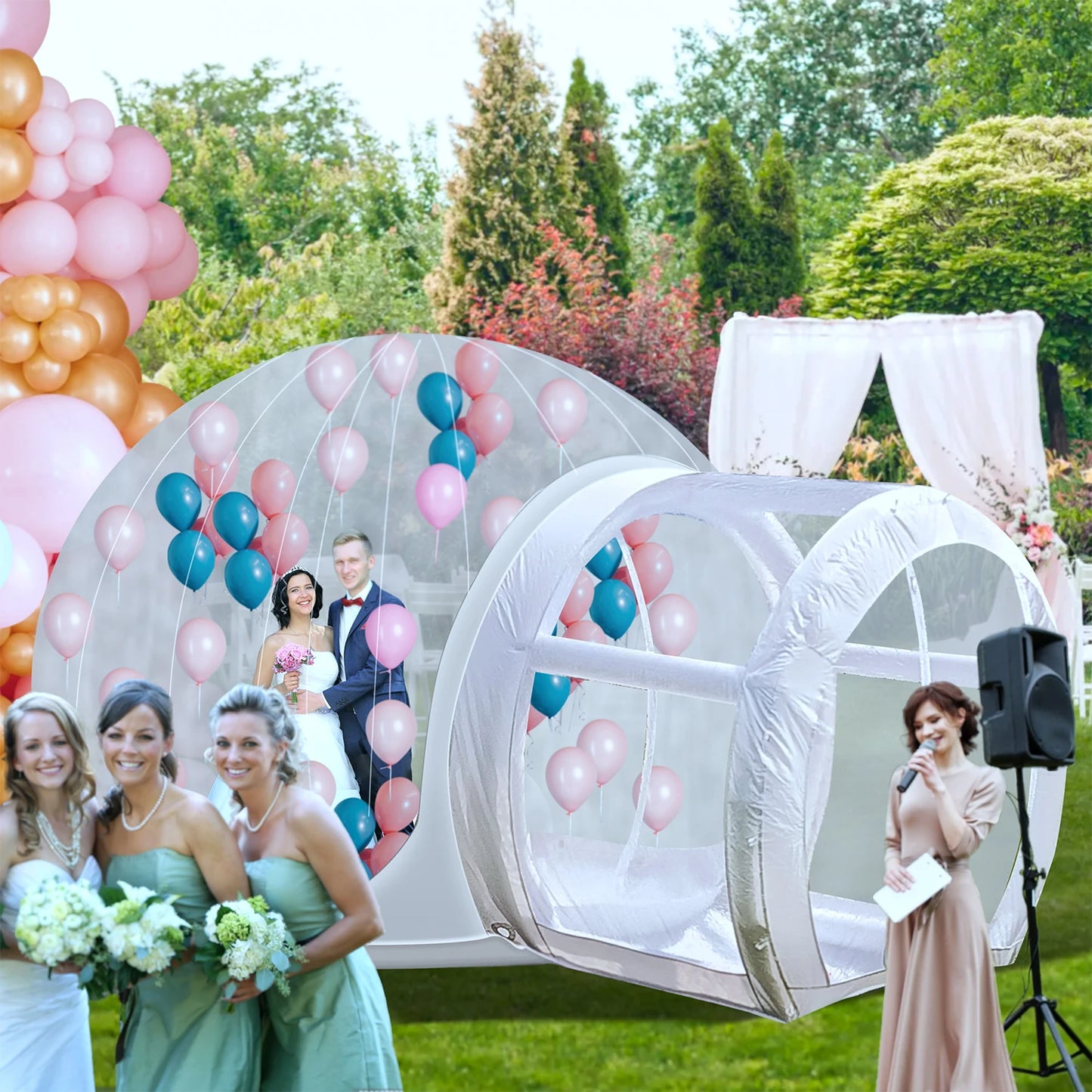 Inflatable Bubble House 3M 10 Feet PVC With 750W Blower