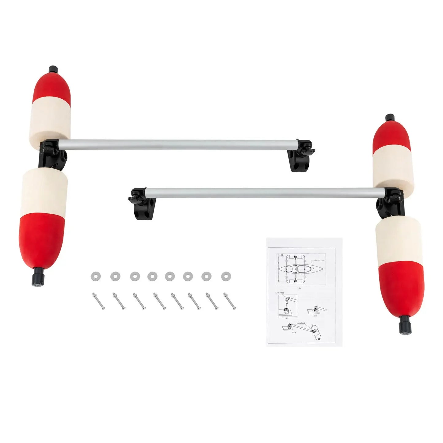 Universal Kayak Stabilizer 2 Pack PVC Outrigger Arms