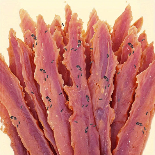 Sesame Duck Jerky Dog Treats 7.05oz 14.11oz All Natural Healthy Easily Digestible