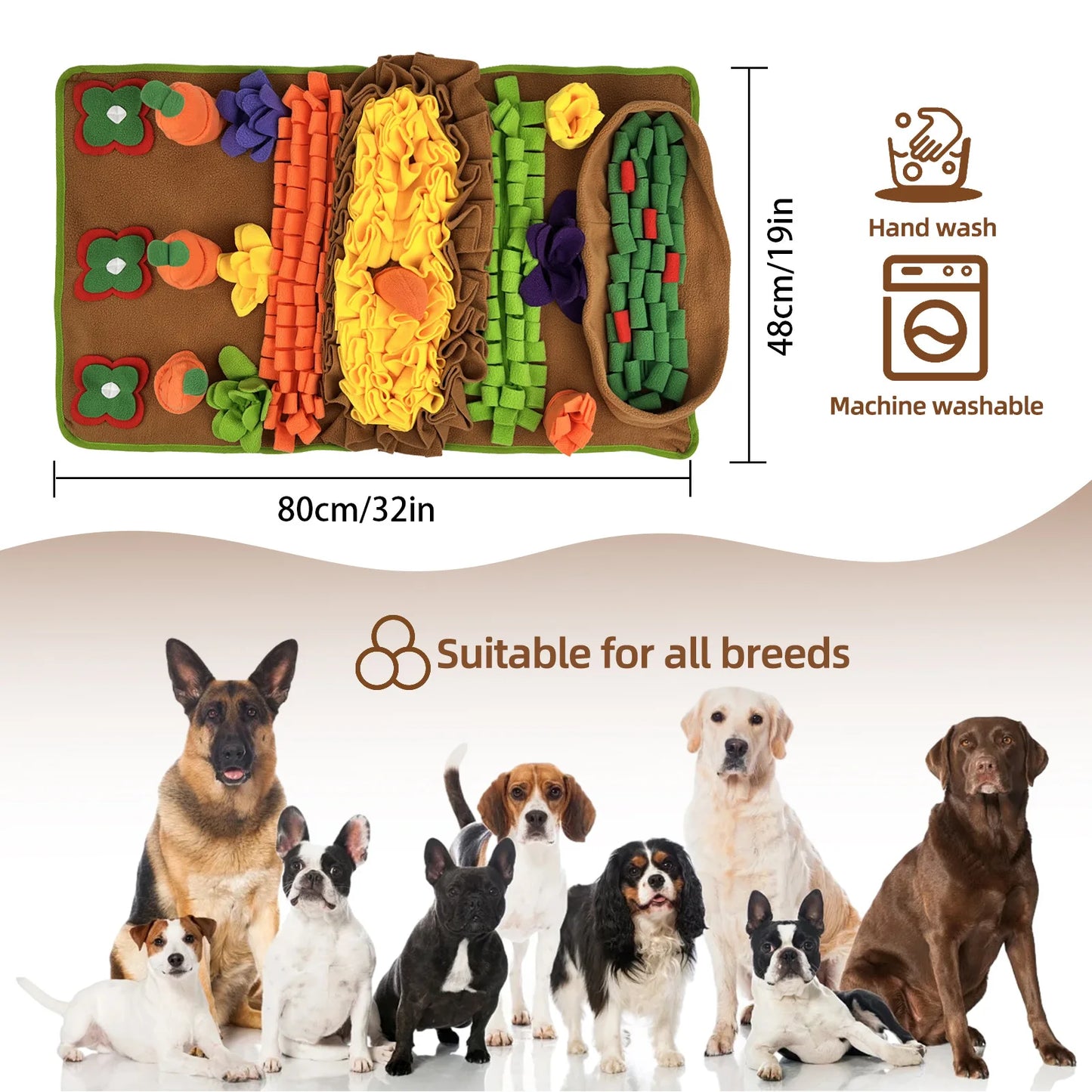 Dog Sniffing Pad Slow Food Training Toy Indoor Outdoor