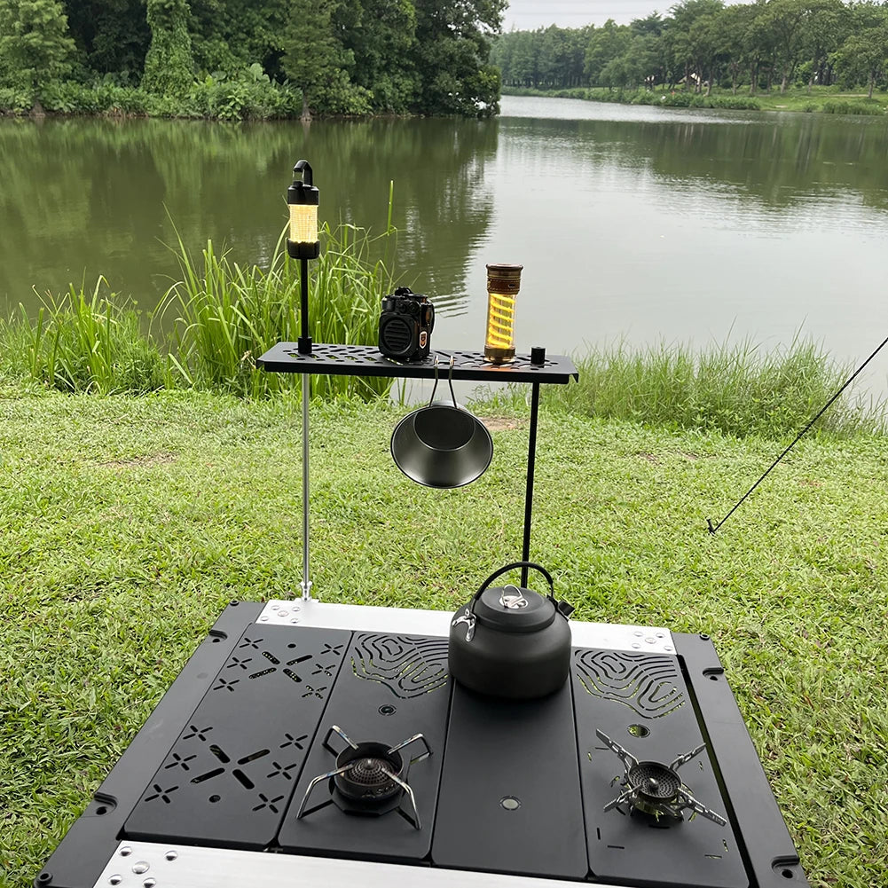 Aluminium IGT Lantern Stand Detachable Portable Lamp Post
