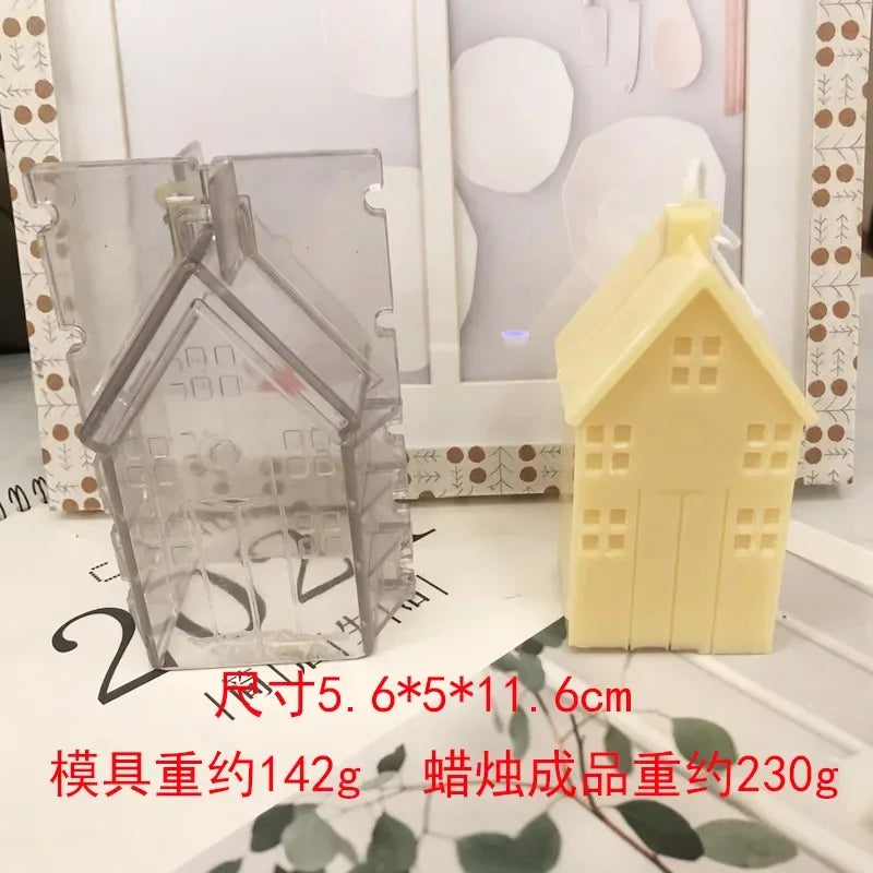 Small House Candle Mold Kit Silicone For Handmade Candles