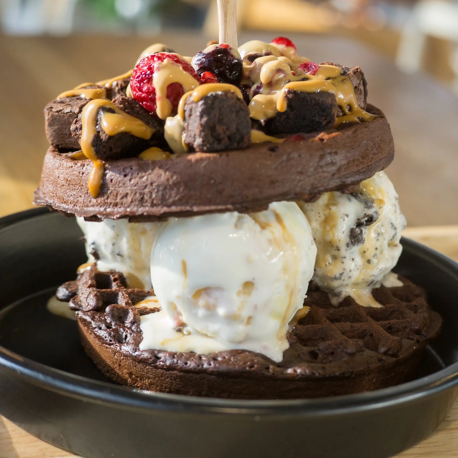 Waffle Maker, Teal for Dorms, RVs, Apartments and Offices - Ultimate Objects