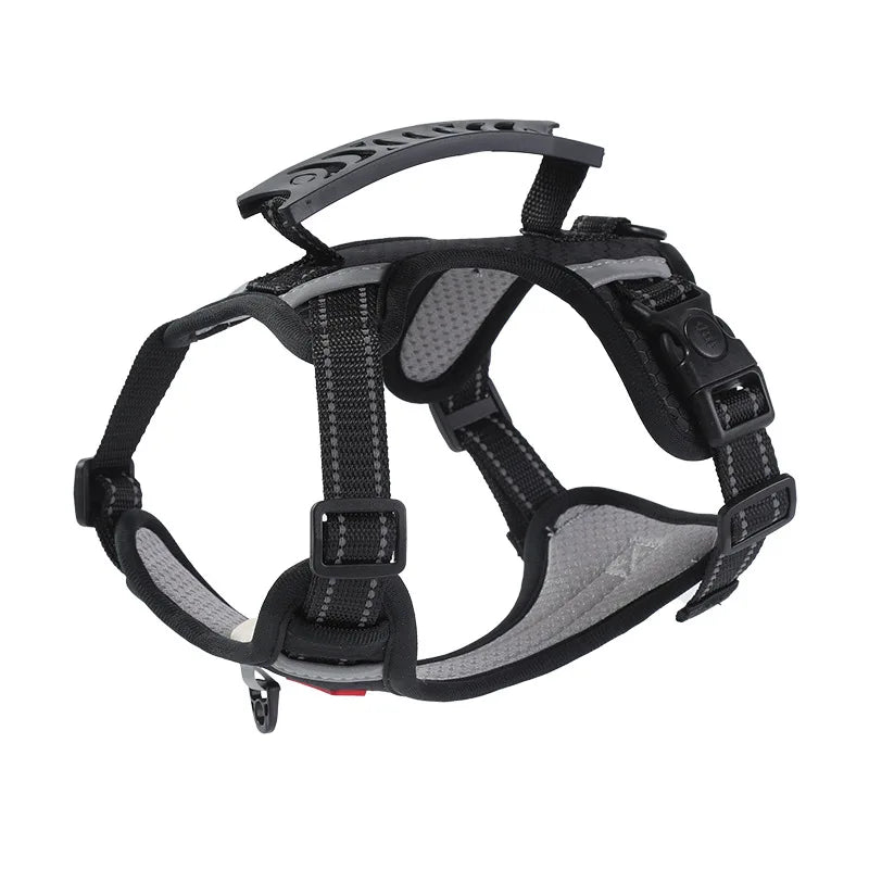 Explosion Proof Dog Leash Punch Vest Chest Harness Outdoor