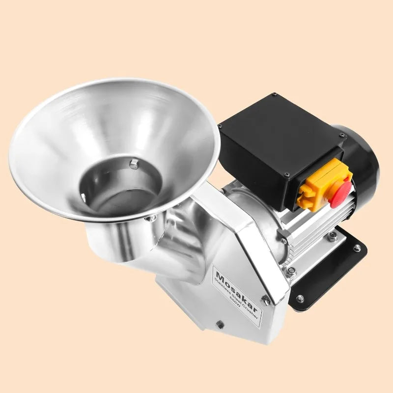 550W Fruit Crusher Portable Stainless Steel Pulper Scratter