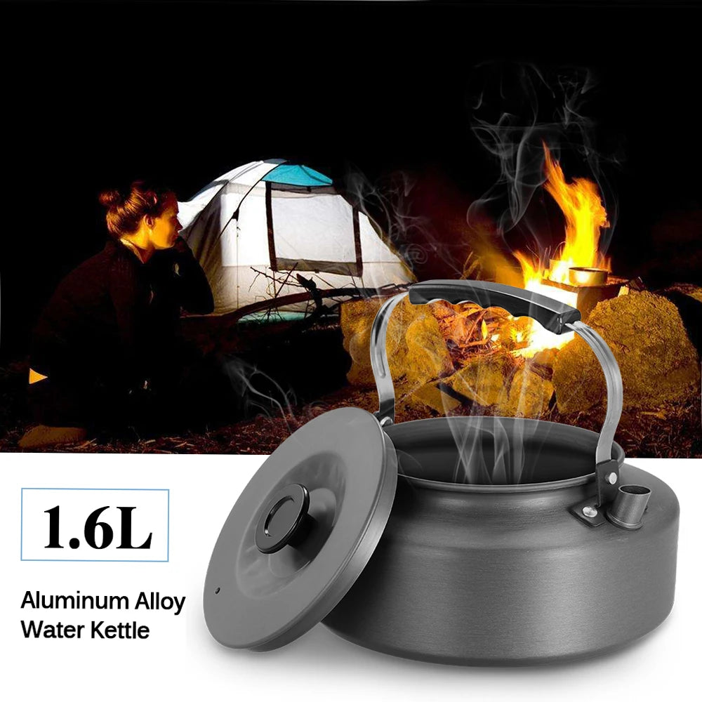 1.6L Portable Water Kettle Water Pot Teapot Coffee Pot Outdoor - Ultimate Objects