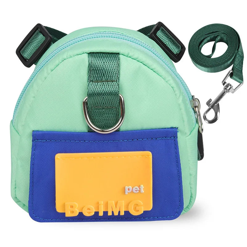 Pet Self Backpack Cartoon Chest Carrier for Dogs and Cats