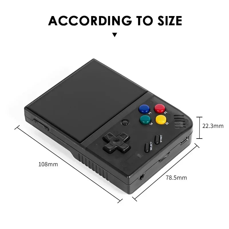Miyoo Mini Plus Portable Retro Handheld Game Console V2 Mini IPS Screen Classic Video Game Console Linux System Children's Gift