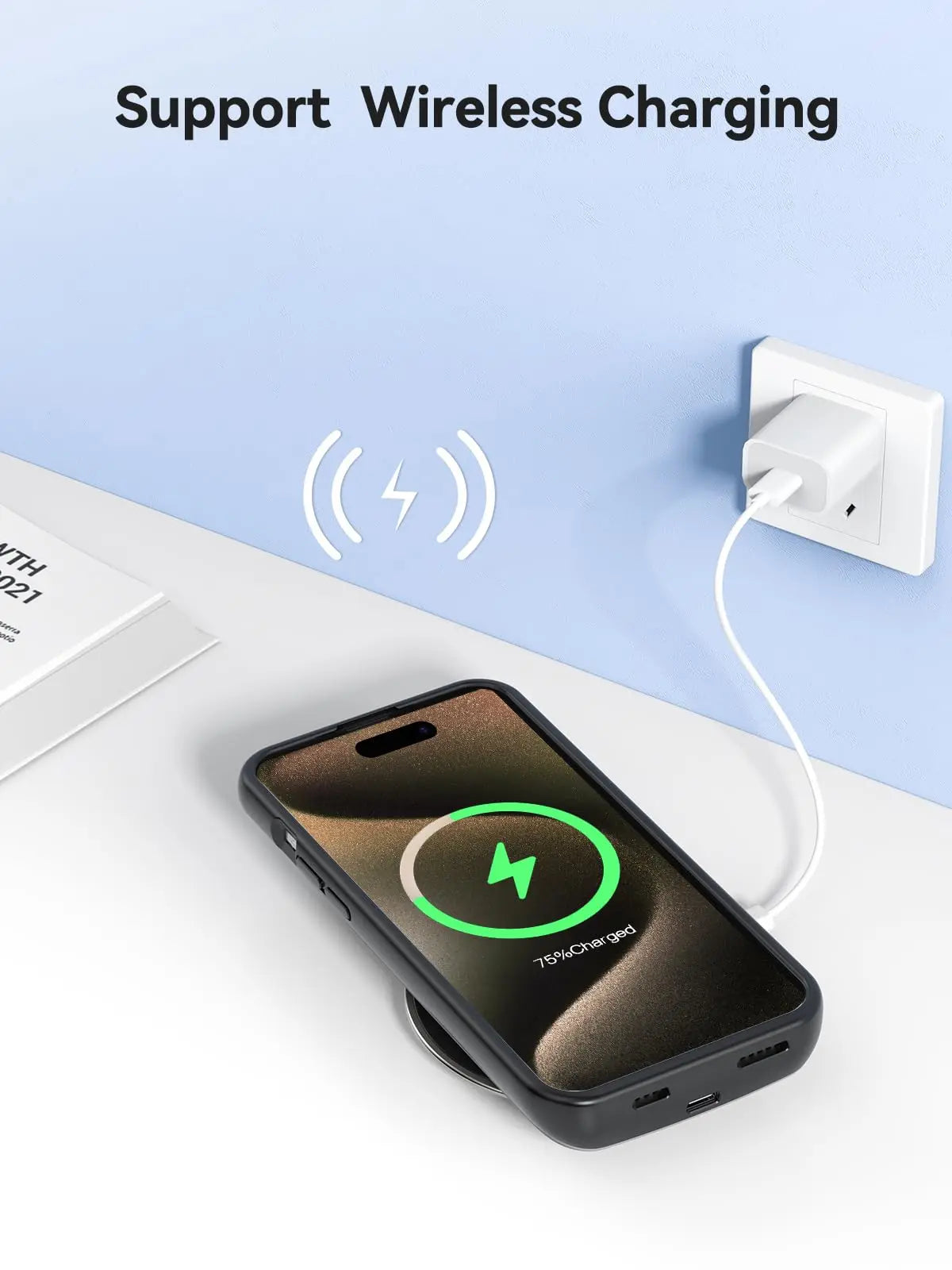Newdery Battery Case 10000mAh for iPhone 15 Pro Max and Plus