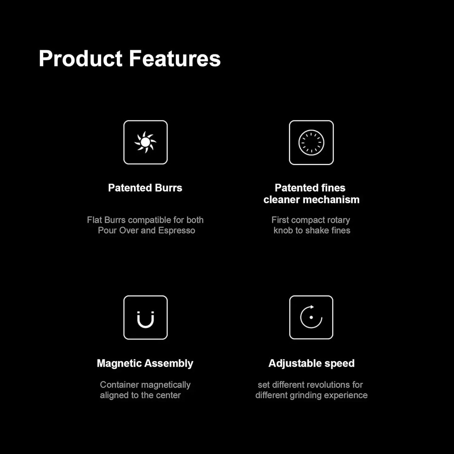 Sculptor 064S Flat Burr Coffee Grinder Espresso Stepless