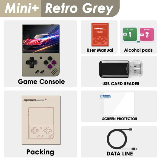 Miyoo Mini Plus Portable Retro Handheld Game Console V2 Mini IPS Screen Classic Video Game Console Linux System Children's Gift