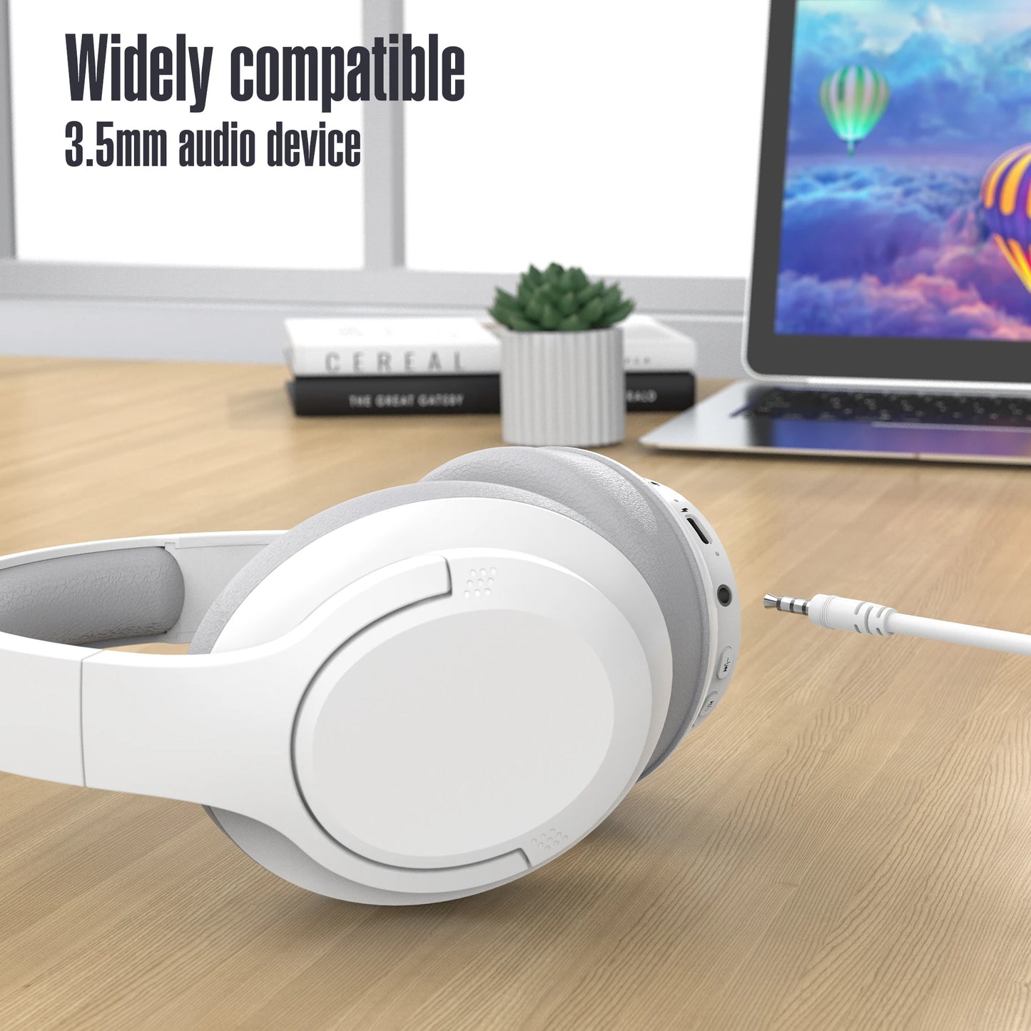 Bluetooth Wireless Over Ear Headphones 48 Hours Playtime Mic