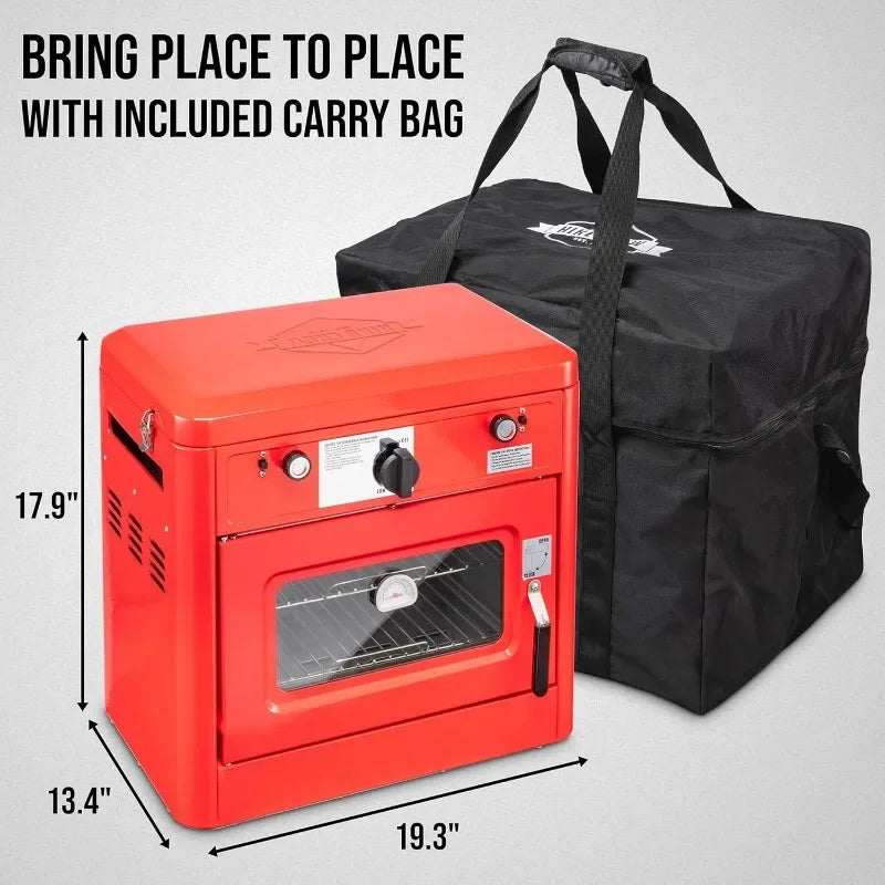 Outdoor Gas Camping Oven w/Carry Bag CSA Approved Portable - Ultimate Objects