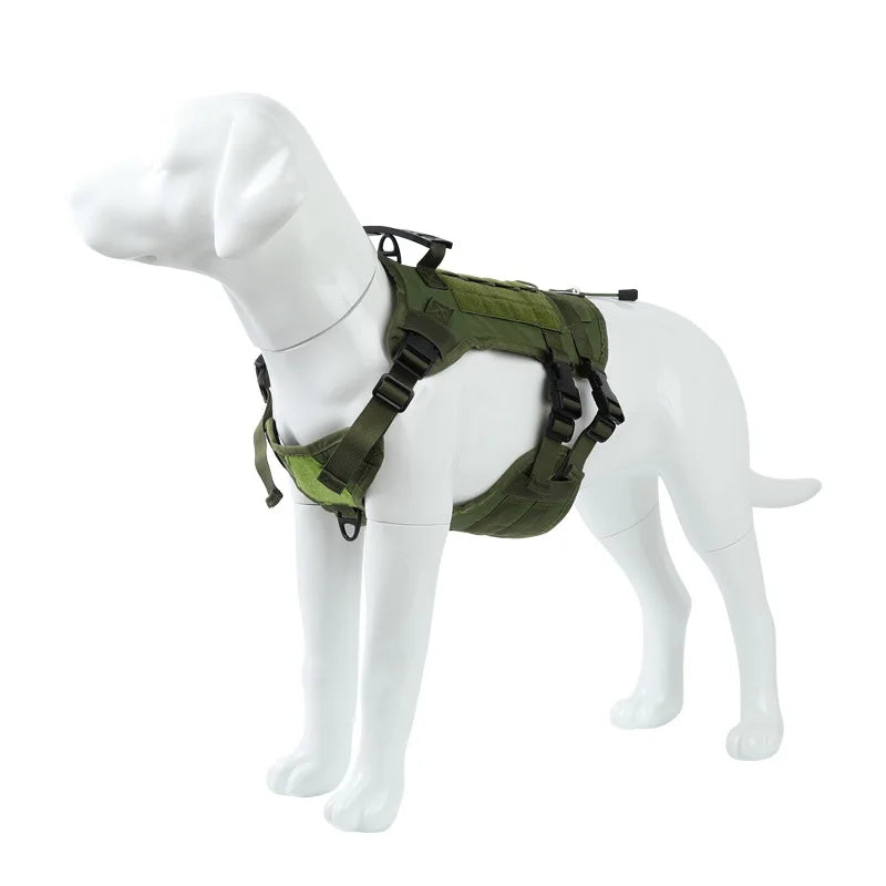 Tactical No Pull Dog Harness Reflective Vest For Walking