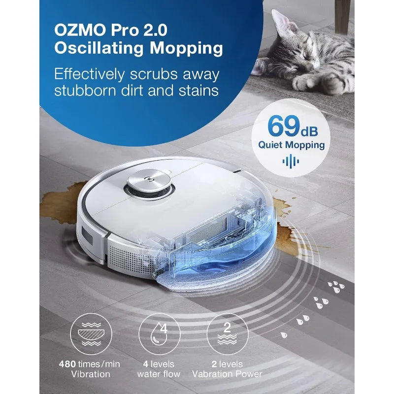 T9 Plus Robot Vacuum And Mop Auto Empty Station 3000 Pa