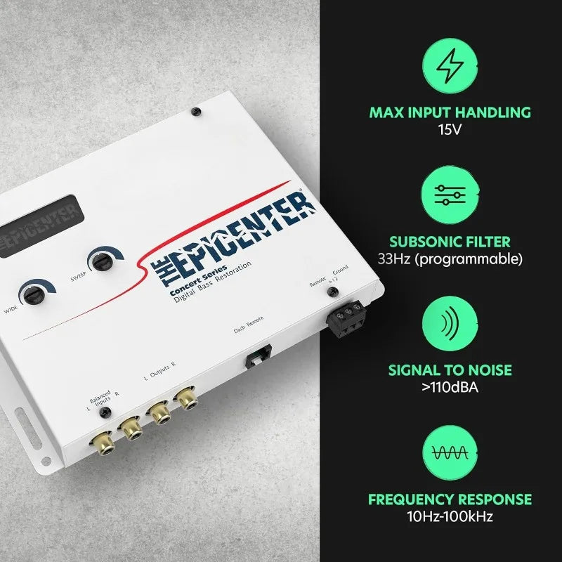 Epicenter Bass Restoration Processor Car Audio Booster