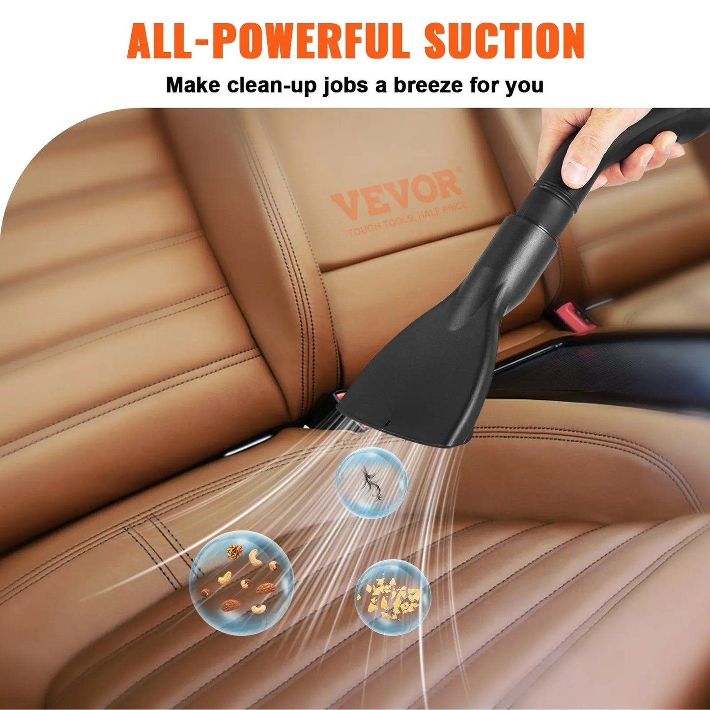 Wet Dry Vac 2.6 Gallon 2.5 Peak HP With Blowing Function