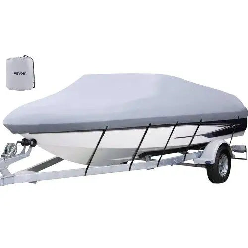 Waterproof Boat Cover 20 To 22 Ft V Hull Trailerable 210D