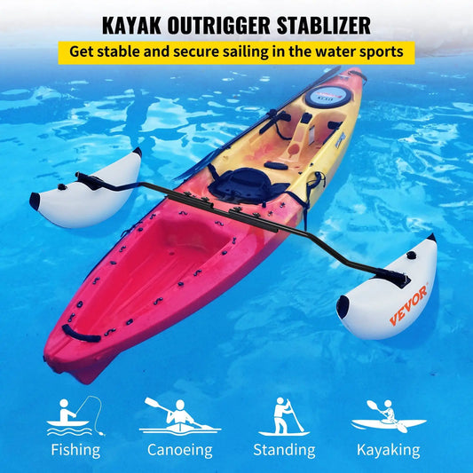 PVC Inflatable Outrigger Float With Sidekick Rod For Canoes