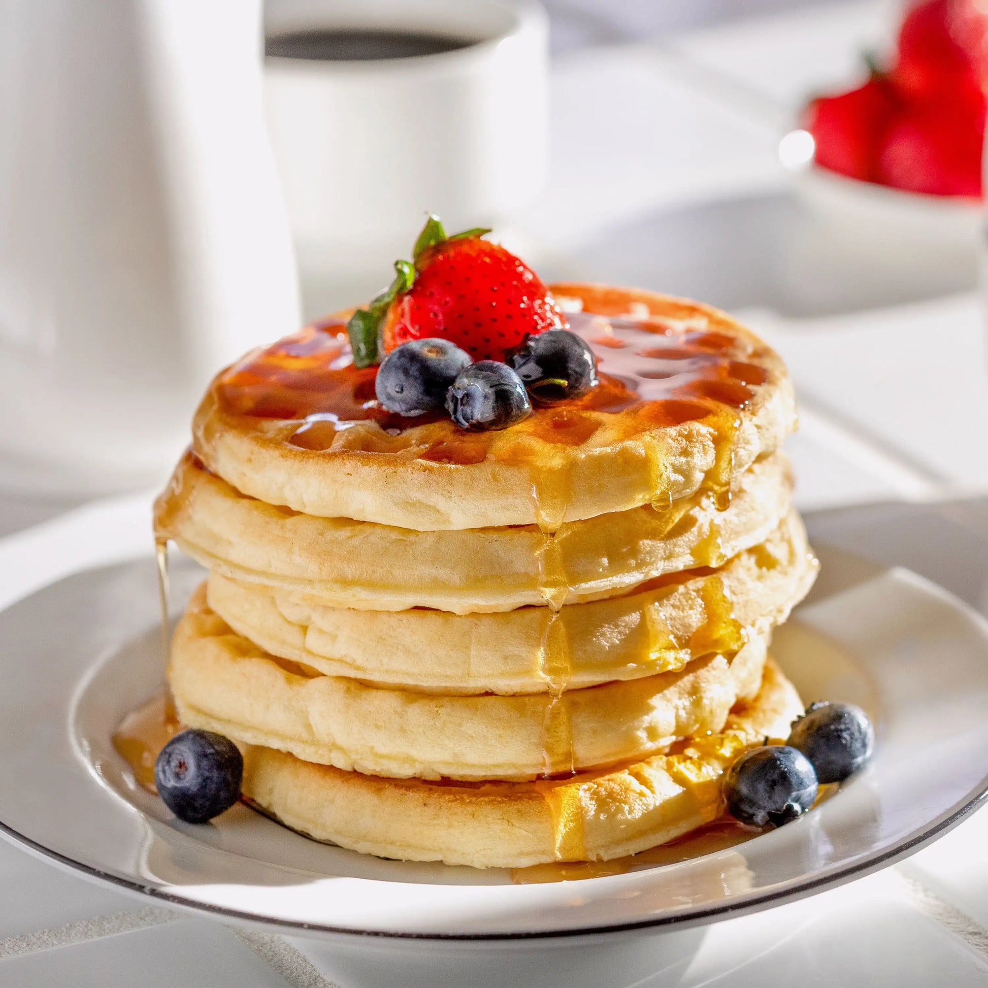 Waffle Maker, Teal for Dorms, RVs, Apartments and Offices - Ultimate Objects