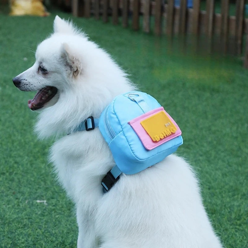 Pet Self Backpack Cartoon Chest Carrier for Dogs and Cats