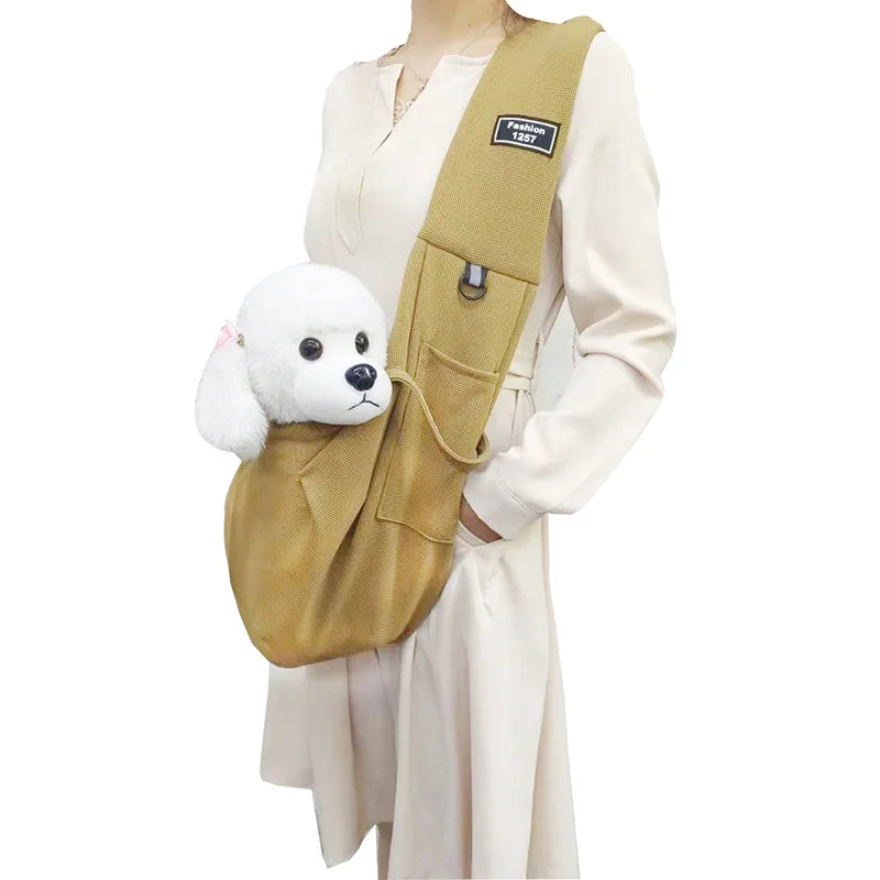 2025 Comfortable Crossbody Pet Sling Carrier For Cats Dogs