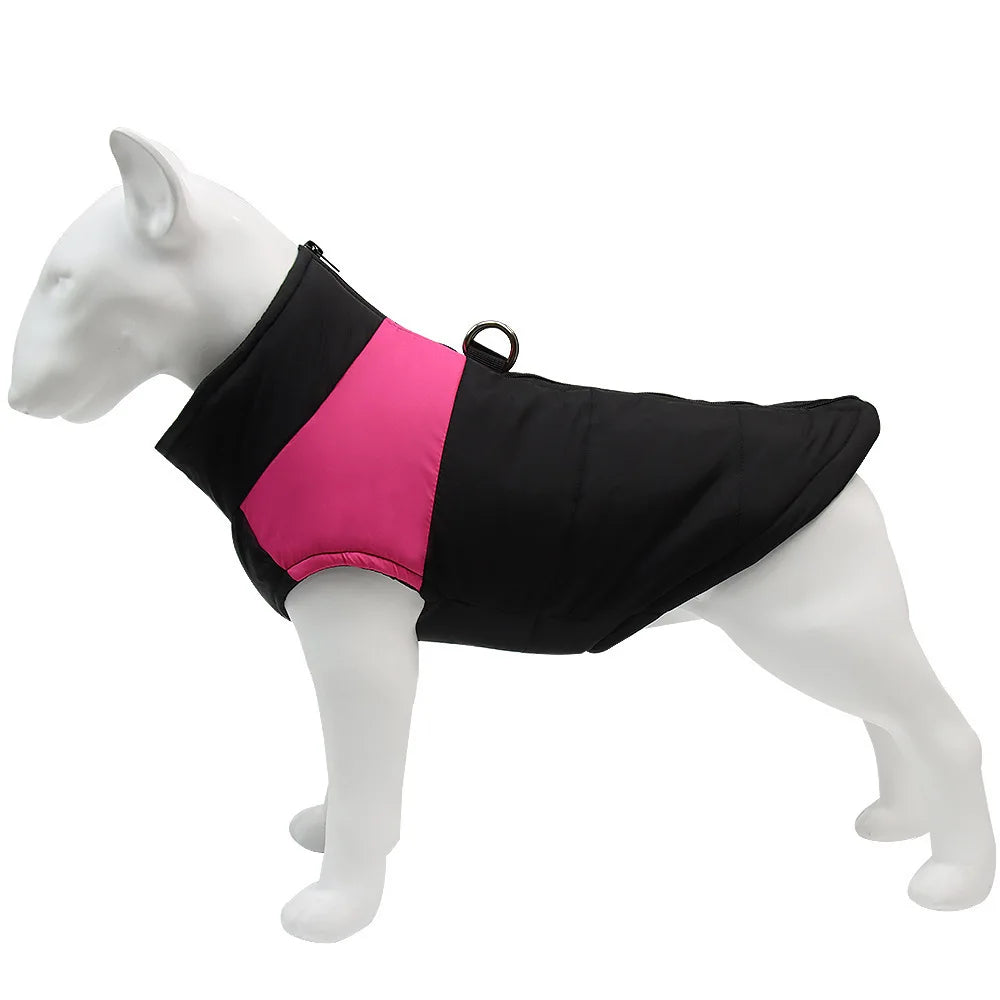 Warm Winter Dog Coats Windproof Thickened Vest Jacket