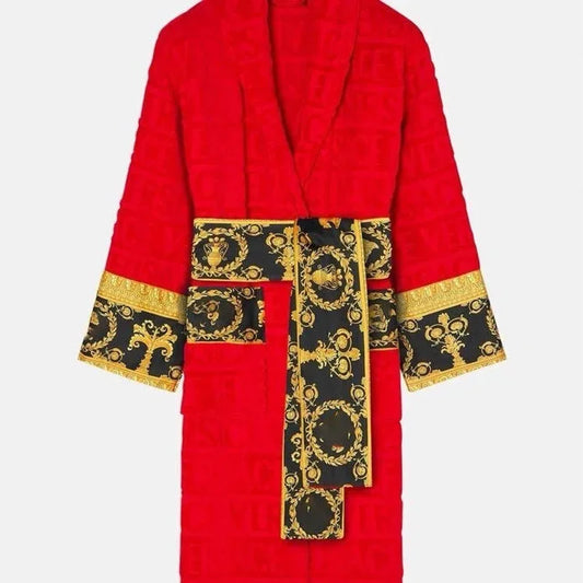 Autumn Winter Bathrobe for Men and Women with Pockets