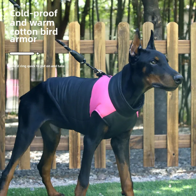 Warm Winter Dog Coats Windproof Thickened Vest Jacket