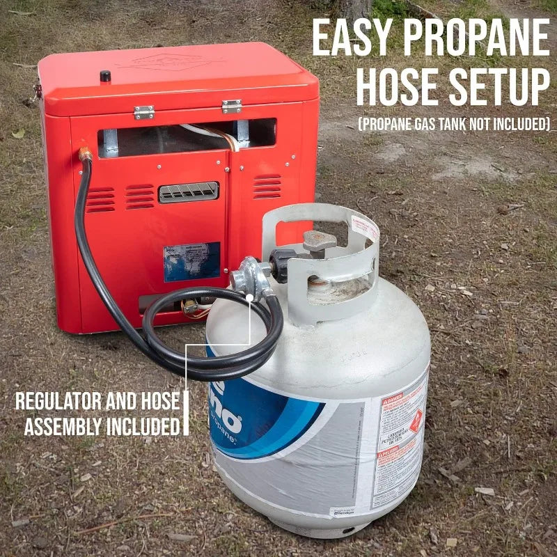 New-Powered 2-Burner Stove & Oven with Carry Bag Portable Propane - Ultimate Objects