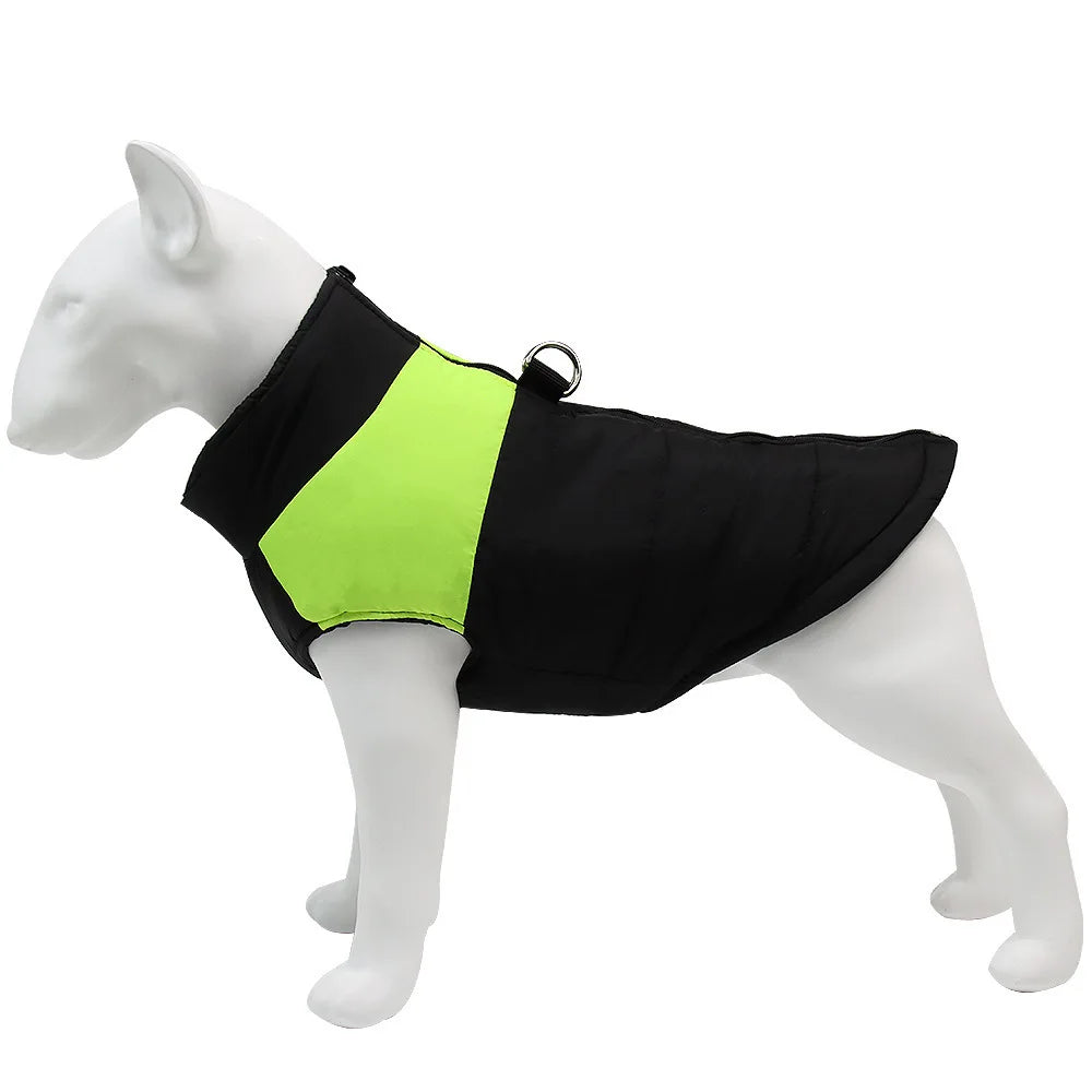 Warm Winter Dog Coats Windproof Thickened Vest Jacket