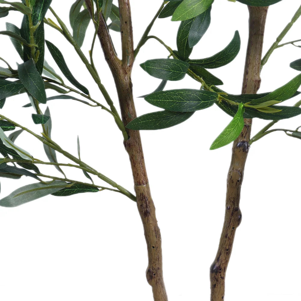 Tall Artificial Olive Tree With Adjustable Branches Potted