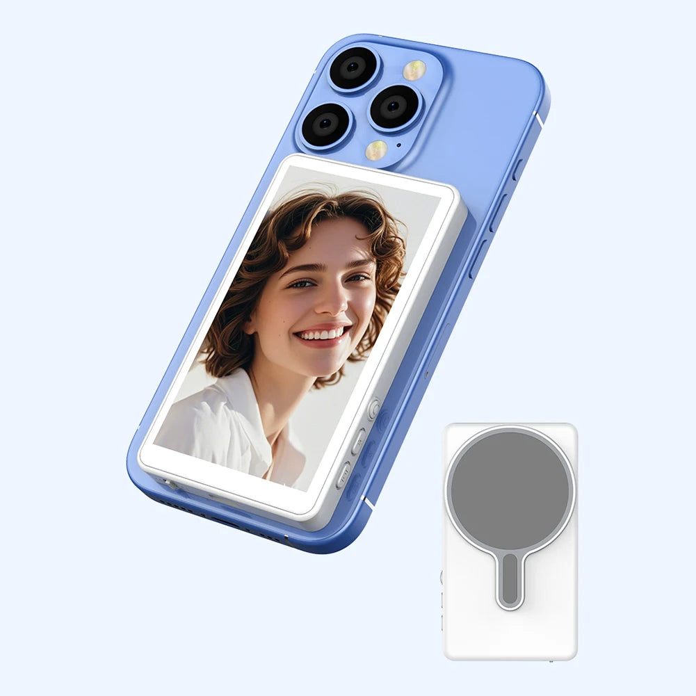 Magnetic Phone Vlog Selfie Monitor for Back Camera Setup