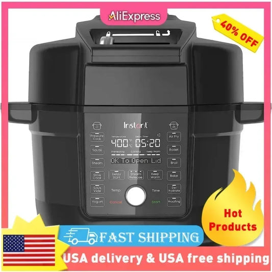 ZAWQ Instant Pot Duo Crisp Lid 13 In 1 6 5 Quart Capacity