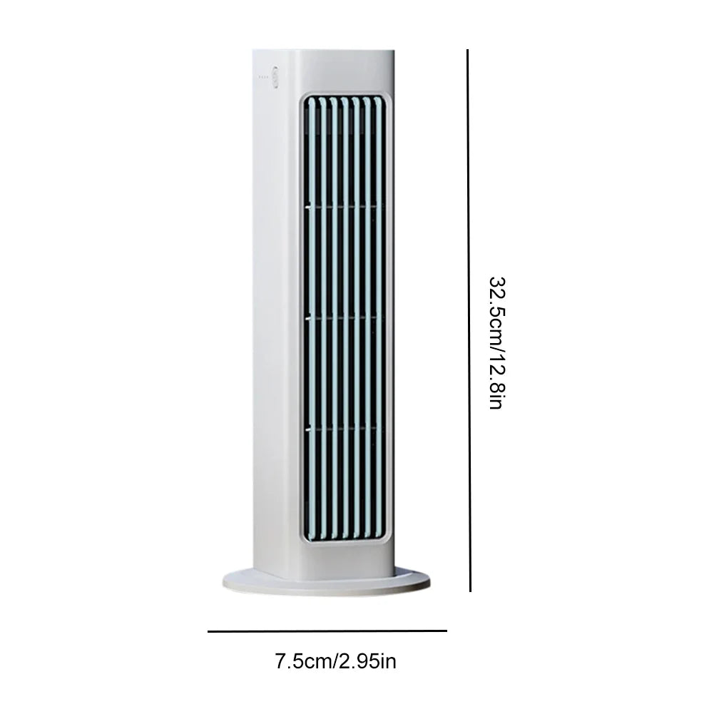 Leafless Bladeless Fan 3 Mode Silent Air Cooler for Bedroom