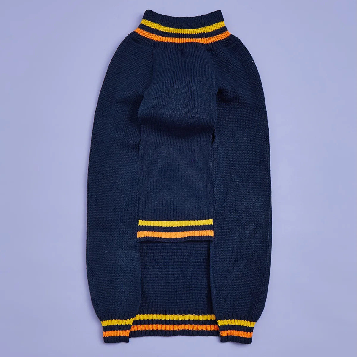 Halloween Pumpkin Smile Dog Sweater For Small Medium Pets