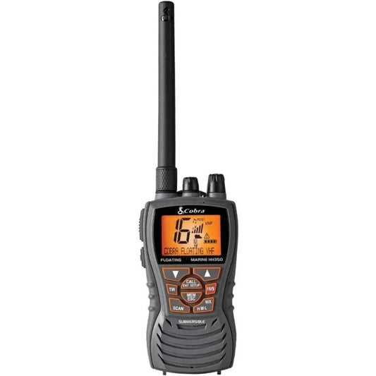Mr HH350 FLT Handheld Floating VHF Marine Radio 6 Watt Grey