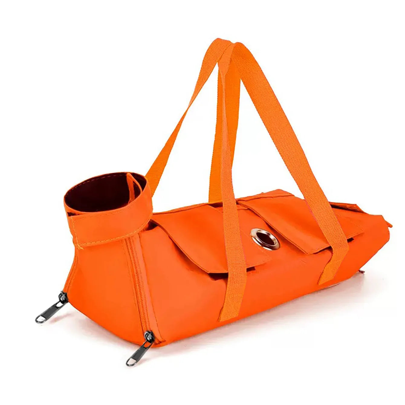 Foldable Cat Carrier Bag Travel Pet Tote With Straps