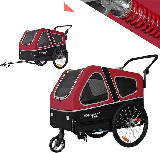 Doggyhut S Line XL Pet Bike Trailer Stroller 100 Lbs